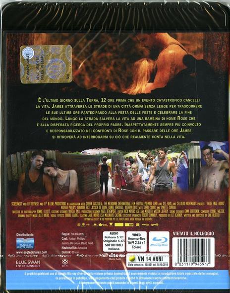 These Final Hours. 12 ore alla fine di Zak Hilditch - Blu-ray - 2