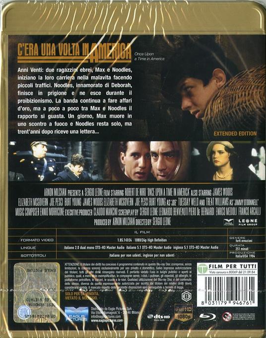 C'era una volta in America (Blu-ray) di Sergio Leone - Blu-ray - 2