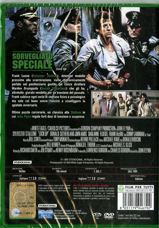 Sorvegliato speciale (DVD) di John Flynn - DVD - 2