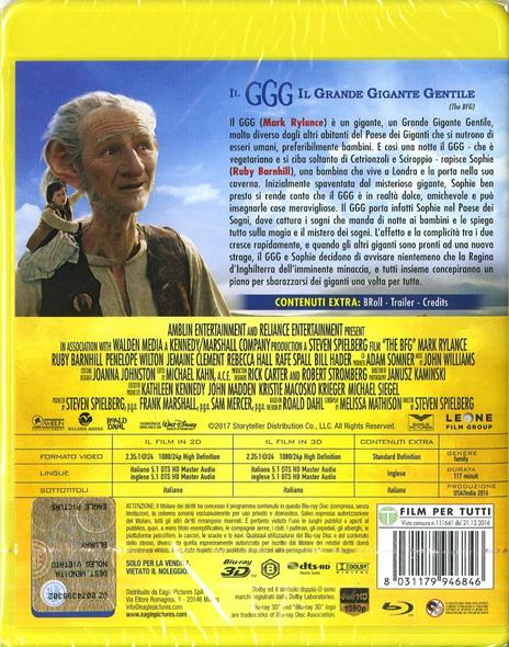 GGG. Il Grande Gigante Gentile. Edizione speciale (Blu-ray + Blu