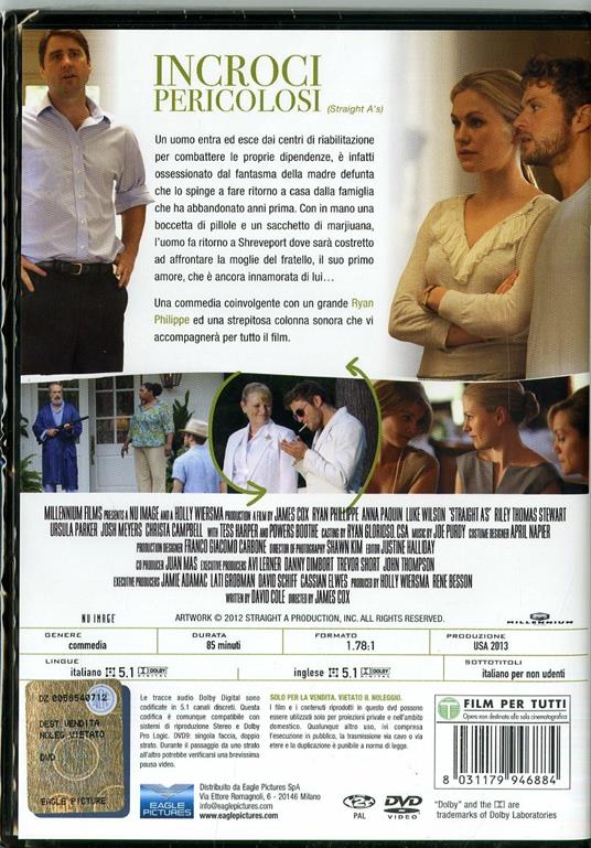 Incroci pericolosi (DVD) di James Cox - DVD - 2