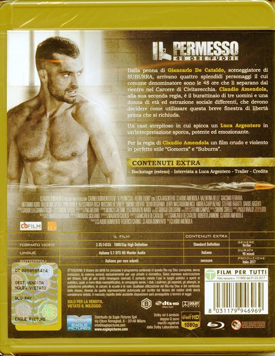 Il permesso. 48 ore fuori (Blu-ray) di Claudio Amendola - Blu-ray - 2