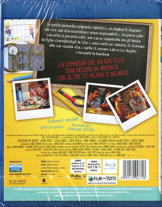 Instructions Not Included (Blu-ray) di Eugenio Derbez - Blu-ray - 2