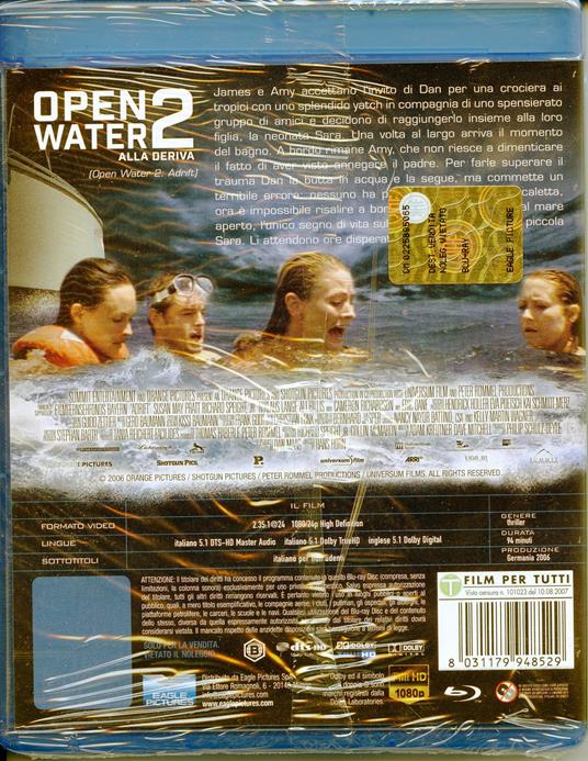 Open Water 2. Alla deriva. New Edition (Blu-ray) di Hans Horn - Blu-ray - 2
