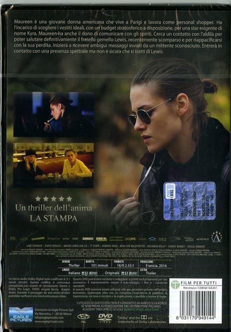 Personal Shopper (DVD) - DVD - Film di Olivier Assayas Giallo | IBS