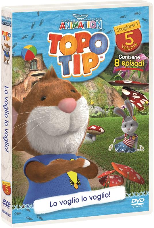 Topo Tip. Stagione 1. Vol. 5. Lo voglio, lo voglio! (DVD) - DVD - Film di  Andrea Bozzetto Animazione | IBS