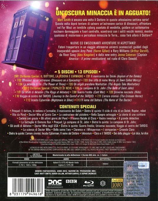 Doctor Who. Stagione 7. Serie TV ita - New Edition (Blu-ray) - Blu-ray -  Film di Farren Blackburn , Nick Hurran Fantastico | IBS