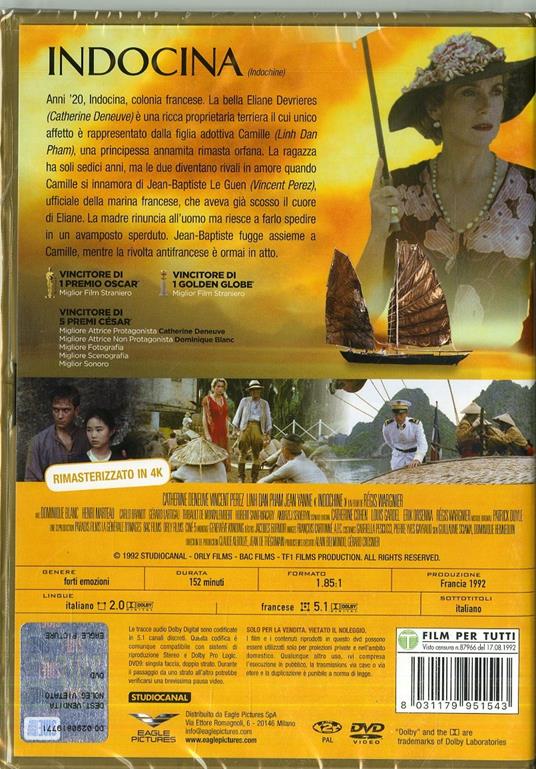 Indocina (DVD) di Régis Wargnier - DVD - 2