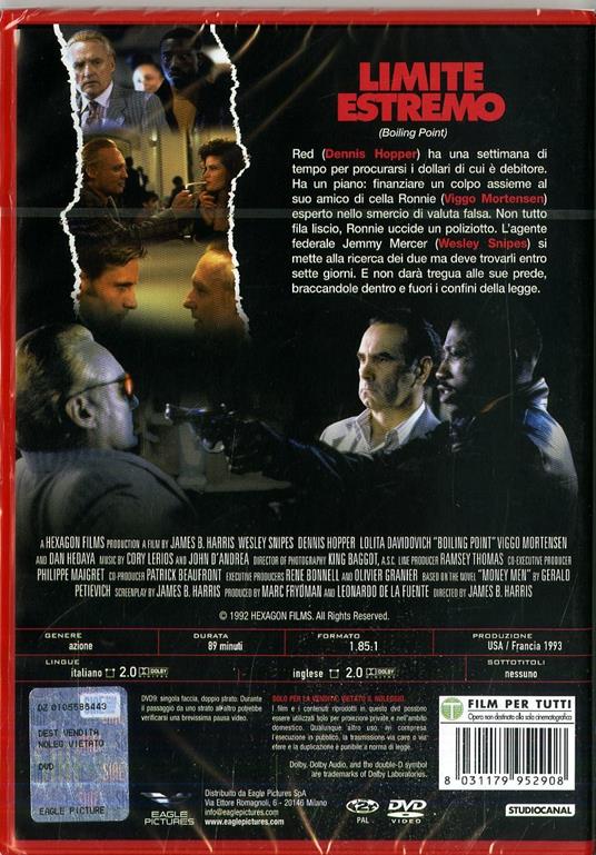 Limite estremo (DVD) di James B. Harris - DVD - 2