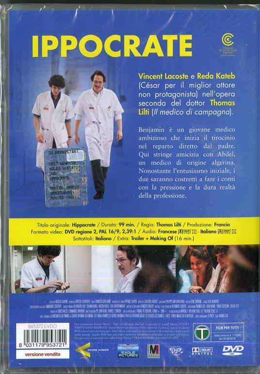 Ippocrate (DVD) - DVD - Film di Thomas Lilti Drammatico | IBS