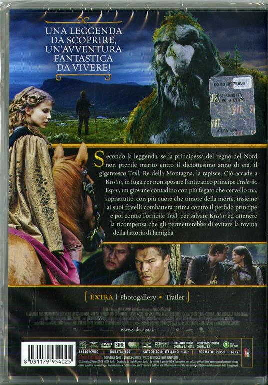 La principessa e il gigante (DVD) di Mikkel Brænne Sandemose - DVD - 2