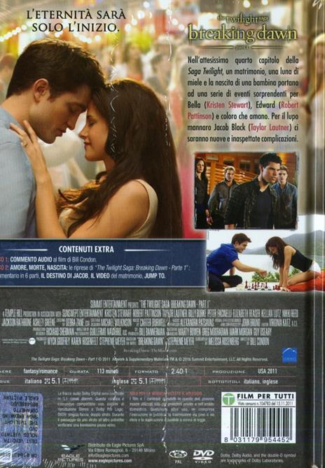 Breaking Dawn Part 1. The Twilight Saga. Digibook Limited Edition (2 DVD) di Bill Condon - DVD - 2