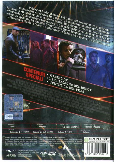 Escape Plan 2. Ritorno all'inferno (DVD) di Steven C. Miller - DVD - 2