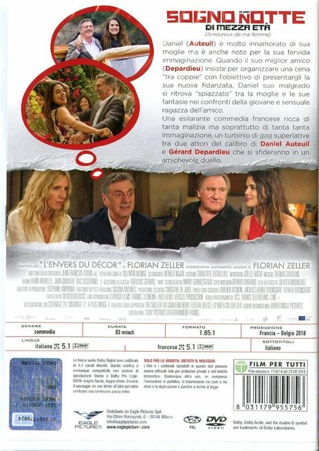 Sogno di una notte di mezza età (DVD) di Daniel Auteuil - DVD - 2