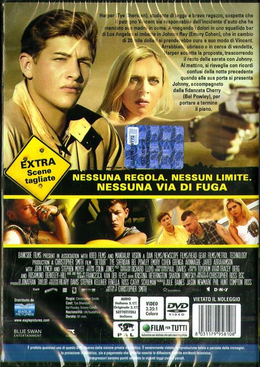 Detour. Fuori controllo (DVD) - DVD - Film di Christopher Smith Giallo | IBS