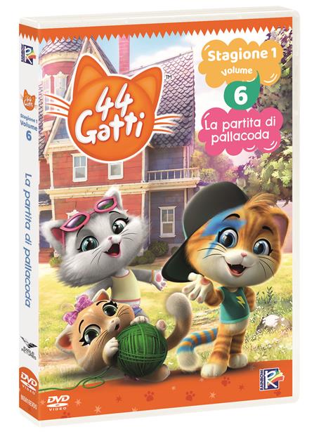 44 gatti vol.6. La partatita di pallacorda. Con Card (DVD) - DVD - Film di  Iginio Straffi Animazione | IBS