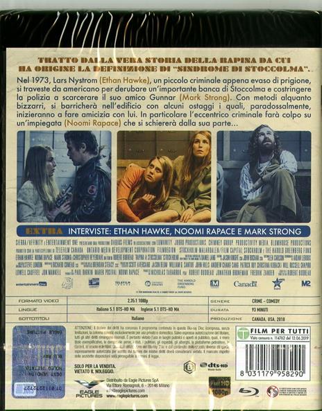 Rapina a Stoccolma (DVD + Blu-ray) - DVD + Blu-ray - Film di Robert Budreau  Commedia | IBS