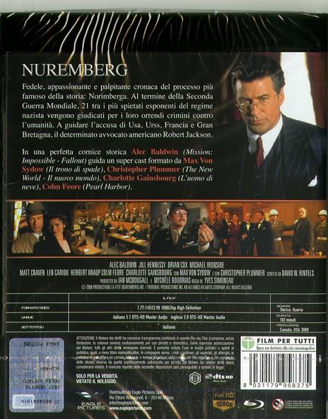Nuremberg (DVD + Blu-ray) di Yves Simoneau - DVD + Blu-ray - 2