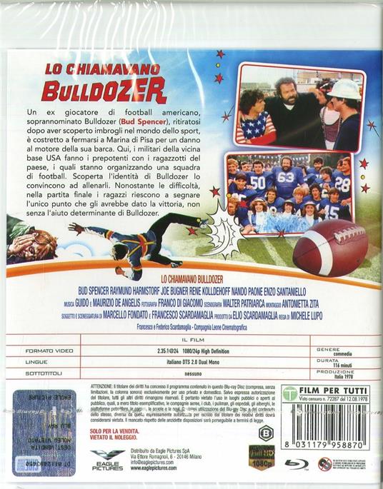 Bud Spencer. Lo chiamavano Bulldozer (DVD + Blu-ray) - DVD + Blu-ray - Film  di Michele Lupo Commedia