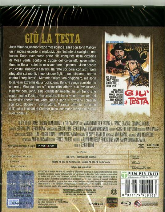 Giù la testa (DVD + Blu-ray) di Sergio Leone - DVD + Blu-ray - 2