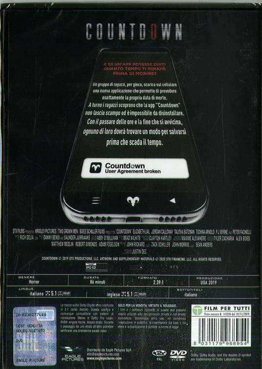 Countdown (DVD) di Justin Dec - DVD - 2