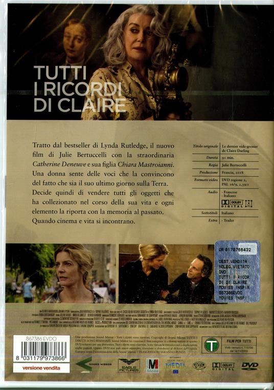 Tutti i ricordi di Claire (DVD) di Julie Bertuccelli - DVD - 2