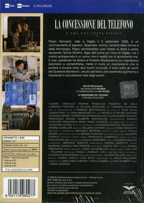 C'era una volta Vigata. La concessione del telefono (DVD) di Roan Johnson - DVD - 2