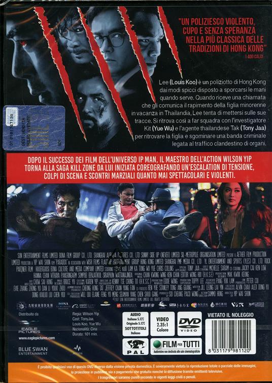 Kill Zone. Paradox (DVD) - DVD - Film di Wilson Yip Avventura | IBS