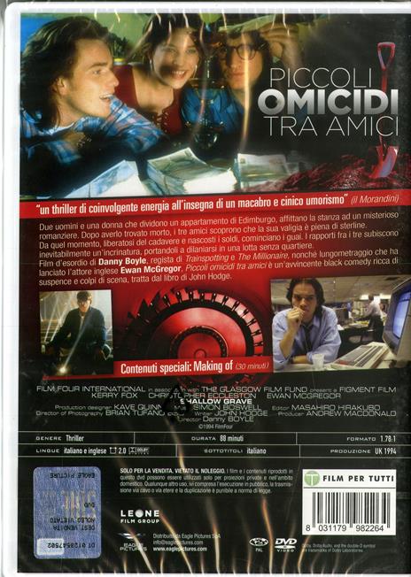 Piccoli omicidi tra amici (DVD con calendario 2021) di Danny Boyle - DVD - 2