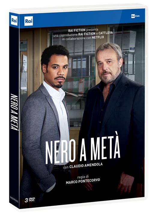 Nero a metà. Stagione 1. Serie TV ita (3 DVD) di Giampaolo Simi,Vittorino Testa - DVD