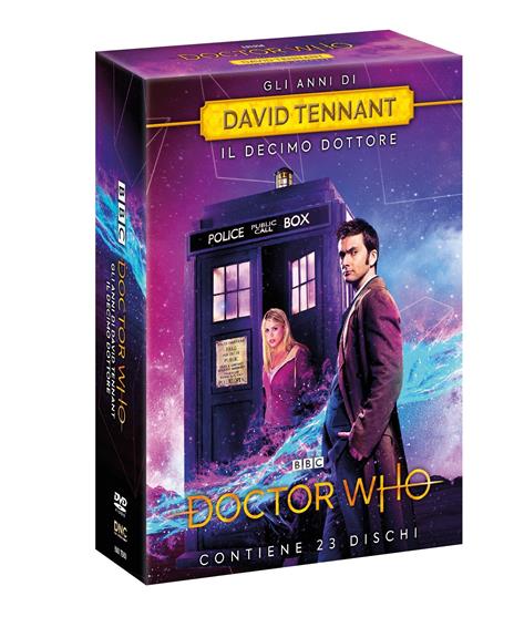 Cofanetto Doctor Who. Gli anni di David Tennant. Stagioni 2-3-4 + The  Specials. Serie TV ita (23 DVD) - DVD - Film di James Hawes , Euros Lyn  Fantastico | IBS