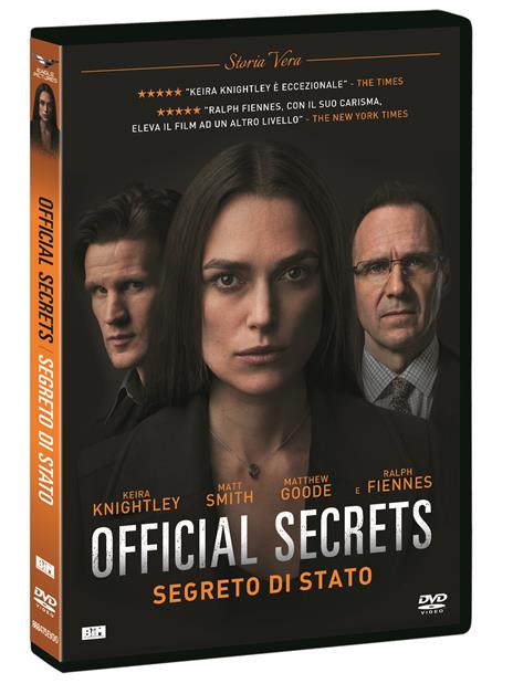 Official Secrets. Segreto di stato (DVD) di Gavin Hood - DVD