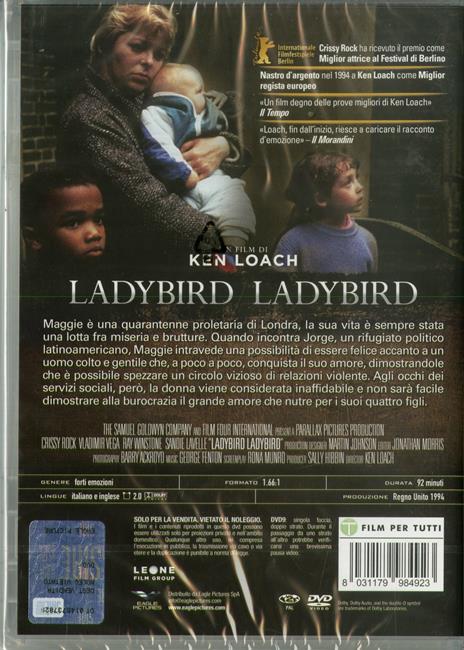 Ladybird Ladybird (DVD) di Ken Loach - DVD - 2