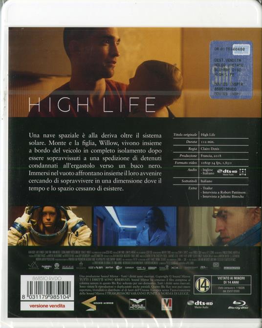 High Life (Blu-ray) - Blu-ray - Film di Claire Denis Fantastico | IBS