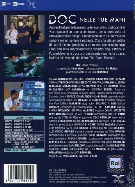 DOC – NELLE TUE MANI DVD 1 Episodio 1 e 2 dvd in edicola 