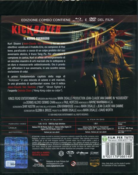 Kickboxer. Il nuovo guerriero. Edizione Remastered (DVD + Blu-ray) - DVD +  Blu-ray - Film di Mark DiSalle , David Worth Avventura | IBS