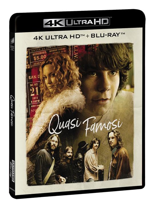 Almost Famous (Blu-ray + Blu-ray Ultra HD 4K) di Cameron Crowe - Blu-ray + Blu-ray Ultra HD 4K