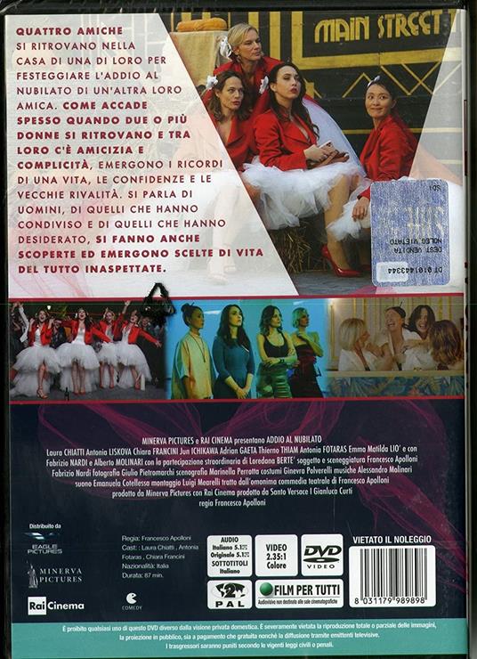 Addio al nubilato (DVD) di Francesco Apolloni - DVD - 2