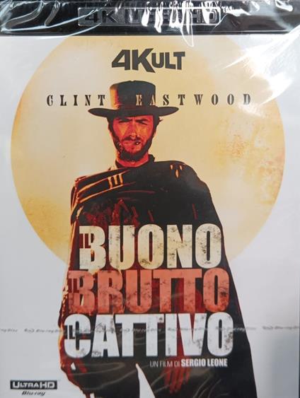 Il Buono, il Brutto, il Cattivo. 4Kult (Blu-ray + Blu-ray Ultra HD 4K + DVD extra) di Sergio Leone - Blu-ray + Blu-ray Ultra HD 4K