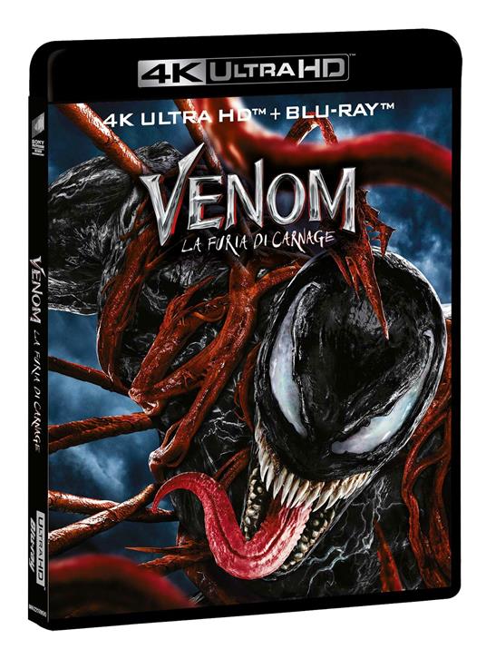 Venom. La furia di Carnage (Blu-ray + Blu-ray Ultra HD 4K) - Blu-ray + Blu-ray  Ultra HD 4K - Film di Andy Serkis Avventura