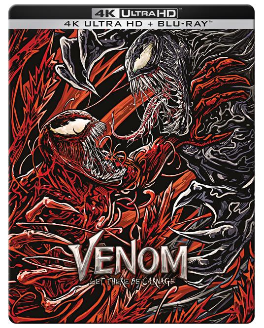 Venom. La furia di Carnage. Steelbook (Blu-ray + Blu-ray Ultra HD 4K) di Andy Serkis - Blu-ray + Blu-ray Ultra HD 4K
