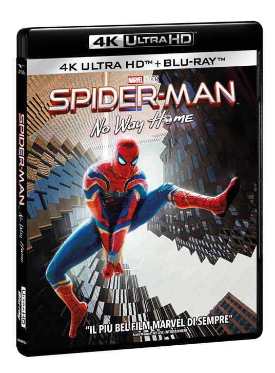 Spider-Man. No Way Home (Blu-ray + Blu-ray Ultra HD 4K + Magnete) - Blu-ray  + Blu-ray Ultra HD 4K - Film di Jon Watts Avventura