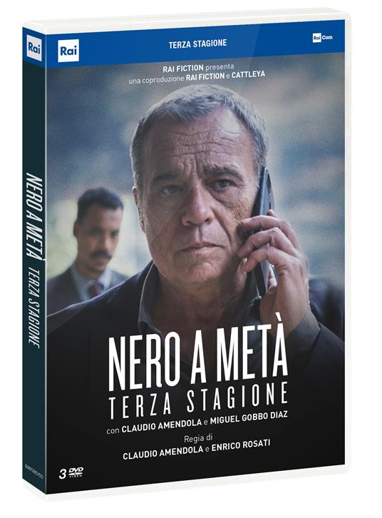 Nero a metà. Stagione 3. Serie TV ita (3 DVD) - DVD - Film di Claudio  Amendola , Enrico Rosati Giallo | IBS