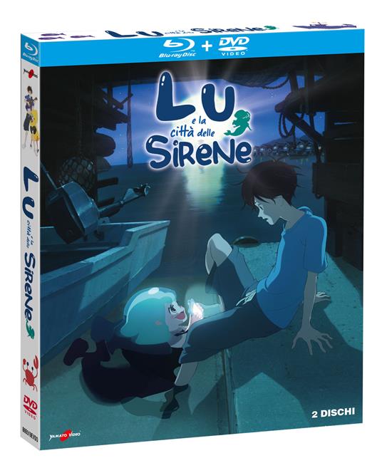 Lu e la città delle sirene (DVD + Blu-ray + booklet da 16pp e 2 cartoline)  - DVD + Blu-ray - Film di Masaaki Yuasa Animazione | IBS