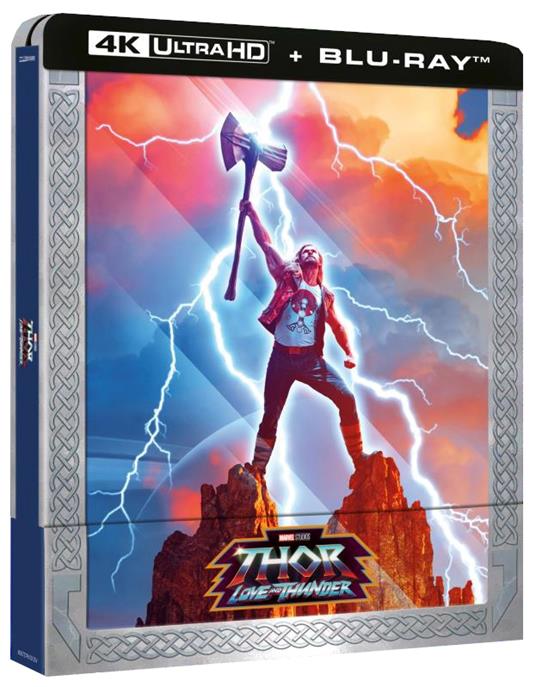 Thor. Love and Thunder. Steelbook (Blu-ray + Blu-ray Ultra HD 4K) - Blu-ray  + Blu-ray Ultra HD 4K - Film di Taika Waititi Fantastico