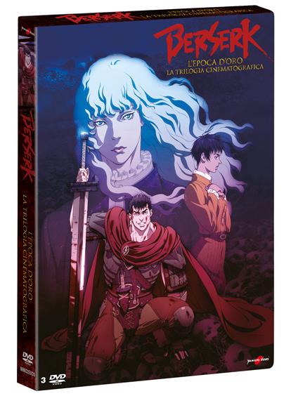 Berserk. L'epoca d'oro. La trilogia cinematografica (3 DVD) di Kentaro Miura