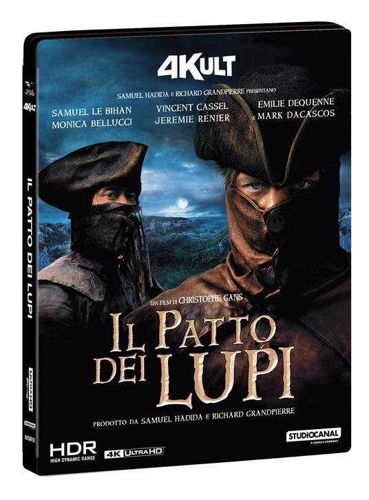 Il patto dei lupi (Blu-ray + Blu-ray Ultra HD 4K + Card Numerata) - Blu-ray  + Blu-ray Ultra HD 4K - Film di Christophe Gans Avventura | IBS