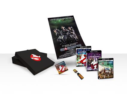 Ghostbusters 1-2-3. Deluxe Edition Ltd Numerata + Gadget (3 Blu-ray + 3  Blu-ray Ultra HD 4K) - Blu-ray + Blu-ray Ultra HD 4K - Film di Ivan Reitman  