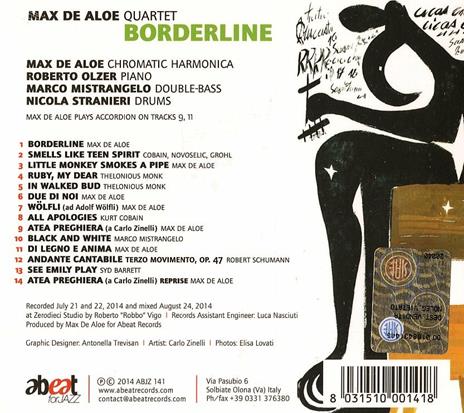 Borderline - CD Audio di Max De Aloe - 2
