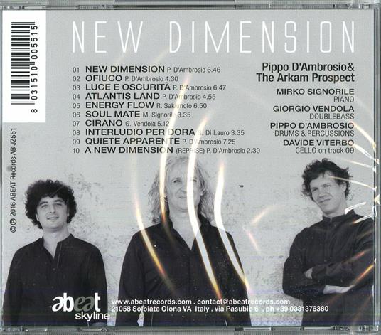 New Dimension - CD Audio di Pippo D'Ambrosio,Arkam Prospect - 2